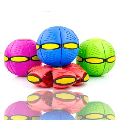 China Sports Toy Yohi Led Flying Ufo Throw Disc Flat Ball With Led Light Toy Kid Outdoor Garden Basketball for sale