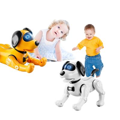 China 2021 Newest Battery Operated Toy Yohi Creative Best Selling High Quality Multifunctional Intelligence Enhancement New Design Smart Dog Robot for sale