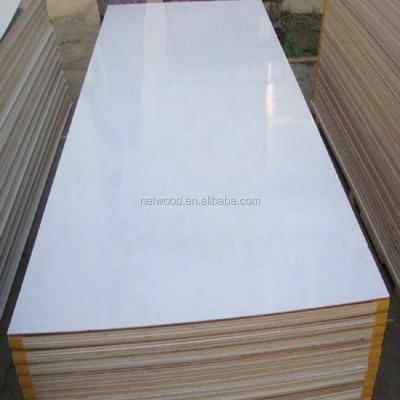 China Furniture Decoration Double Sided 18mm White Melamine Plywood Prices for sale