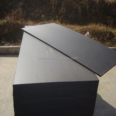 China Building Construction Competitive Price 18mm Black Film Faced Plywood With WBP Glue Phenolic Concrete Formwork / Plywood Marine Construction for sale