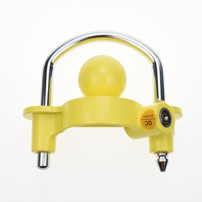 China Adjustable Trailer Parts Coupler Lock Storage Safety, Heavy Duty Steel Trailer Coupling Lock Trailer Hitch Lock for sale