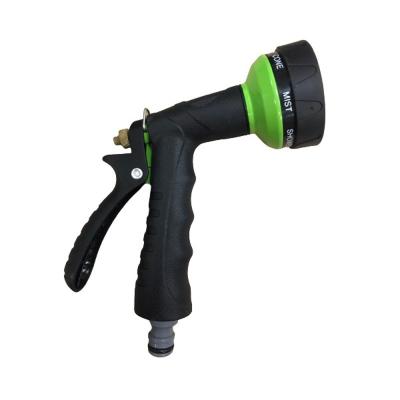 China Soft Handle 7 Models Garden Water Spray Gun Hose Nozzle Water Sprayer for sale