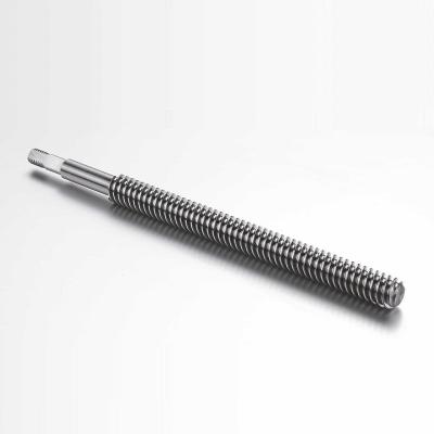 China Hotels Machining 303 304 Stainless Steel CNC Steel Parts Threaded Rod Lead Screw for sale