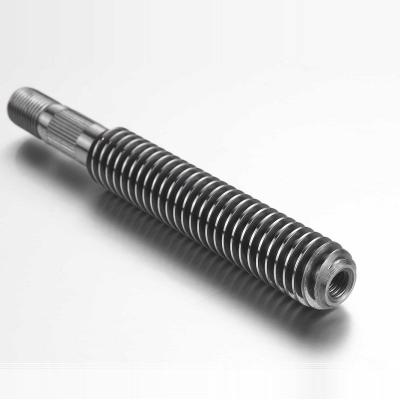 China Hotels Precision CNC Metal Parts Shaft Machining Thread Accessories Steel Aluminum Lead Screw for sale