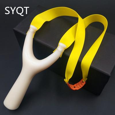 China Plastic Slingshot Catapult Hunting High Quality Stainless Steel With Rubber Band Shooting Game Outdoor Sling Shooting for sale