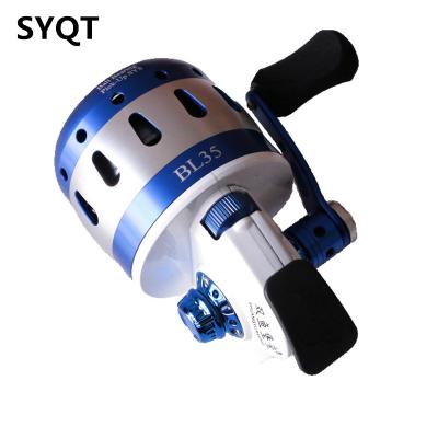 China Outdoor Stainless Steel BL35 Fish Shooter Fishing Reel Set Slingshot Wrist Fish Dart Wheel Encased Stainless Steel Fish Reel Fishing Reel for sale