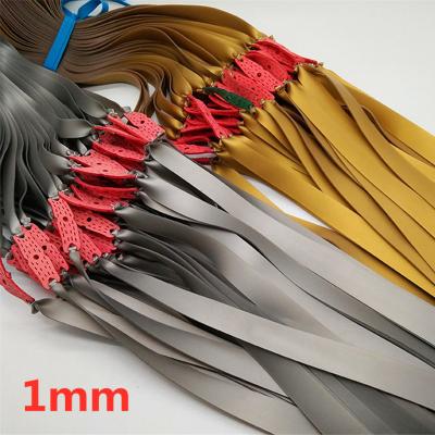 China One Thickness TIR Flat Rubber Band For Slingshot Hunting Resilient Catapult Natural Latex Flat Rubber Band For Shooting for sale