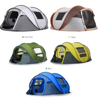 China Water proof; Protecting from the wind; Portable; Easty Set Up 2 Pop-up Family Tents For Hiking And Moving 4 Person Camping Easy Pop Tent Waterproof Automatic Setup for sale