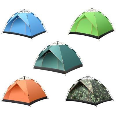 China Water Proof UV-Resistant 3-4 Person Automatic Pop Up Tents For Outdoor Waterproof And Windproof Tents 60s Family Camping Setup , Portable Carry Bag Heavy Duty for sale