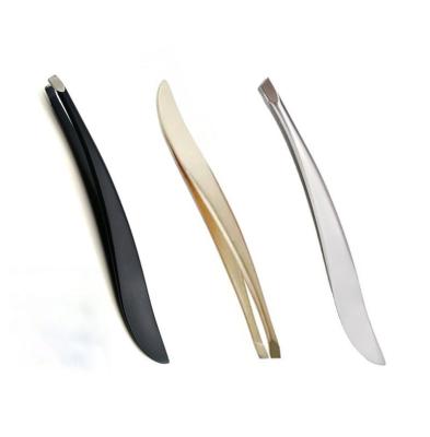 China Eyebrow Ready To Board Professional Precise Stainless Steel Eyebrow Tweezers for sale