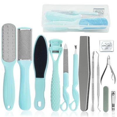 China Fashion Customization 13 Pcs Pedicure File Foot Skin Callus Remover And Multi Functional Beauty Tool Kit for sale