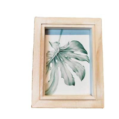 China Morden Customized Wholesale White Color Wooden Picture Picture Art Photo Shadow Box Frame Desktop Wall for sale