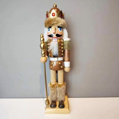 China High Quality Wooden Christmas Nutcracker Soldier Ornament Home Decor 38cm/15in from USA for sale