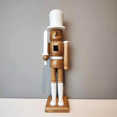 China High Quality Wooden Christmas Nutcracker Soldier Home Decor 38cm/15in from Europe for sale