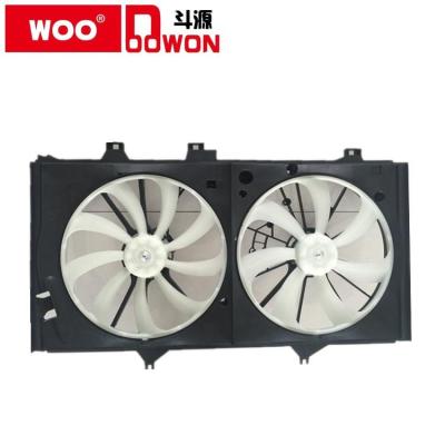 China Motor DYTY-7-041 16363-OP030 FOR CAMR.Y 2.0L 2.5L 11-/2.5L HYBRI.D 6FC AIR CONDENSER FAN.RADIATOR FAN ASSEMBLY. FAN.AUTO COOLING PARTS. for sale