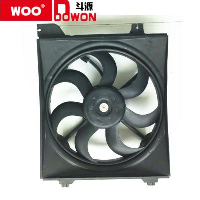 China Motor DYKA-5-033 25380-0C100 FOR RIO 06-08 AIR CONDENSER FAN.RADIATOR FAN ASSEMBLY. FAN.AUTO COOLING PARTS. for sale