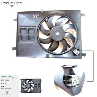 China Motor DYGM-3-007 9024962 FOR NEW LOV-A 08 - AIR CONDENSER FAN.RADIATOR FAN assembly. FAN.AUTO COOLING PARTS. for sale