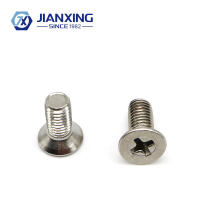 China Flat Head 201 Stainless Steel Phillips Countersunk Head Screws Flat Head Screws For Electrical Equipment for sale