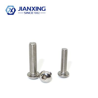 China Pan 201 Stainless Steel Hex Socket Round Main Machine Screw for sale