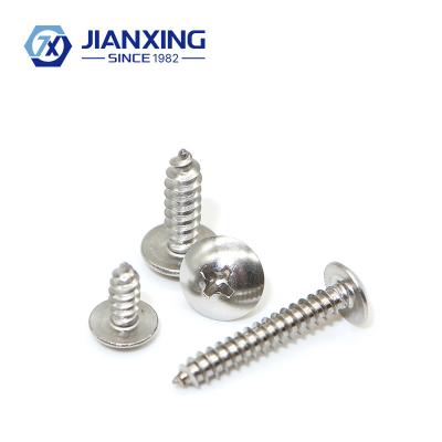 China Health Care 304 Stainless Steel Phillips Cross Mushroom Head Truss Self Tapping Screw for sale