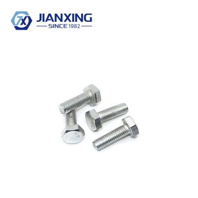 China DIN933 Galvanized Carbon Steel Hex Head Bolt External Grade 4.8/6.8/8.8 Galvanized Hexagon Bolts Screw for sale