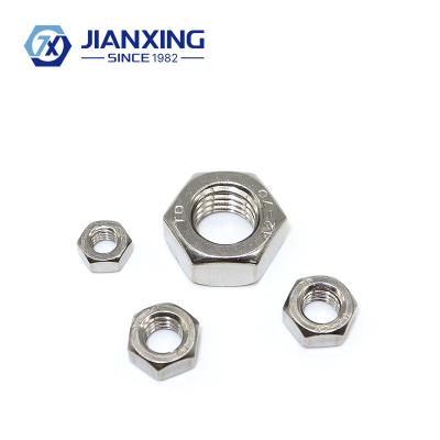 China Heavy Industry 304 Stainless Steel Hex Bolt Nut Hex Nut for sale