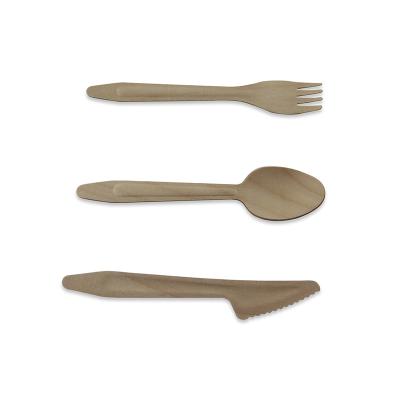 China Wooden Wood Made Various Knife Spoon Fork Set Pla Disposable Bamboo Wood Knife for sale