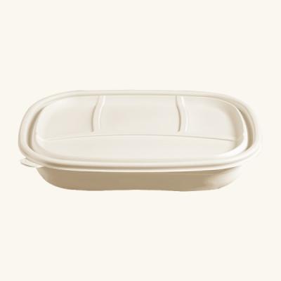 China Modern Genuine Disposable Microwave Compartment Cornstarch Takeout Food for sale