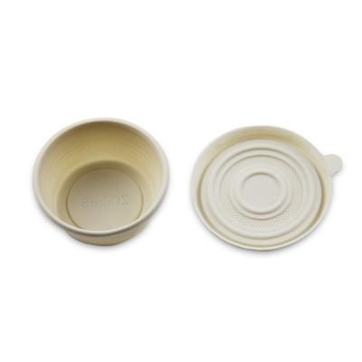 China Modern Brand New Disposable Cornstarch Sauce Bowl Biodegradable Sauce Bowl for sale