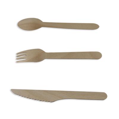 China New Product Disposal Wooden Wood Made Various Knife Spoon Fork Set Pla Disposable Bamboo Wooden Knife for sale