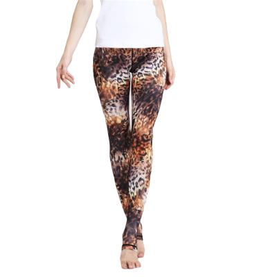 China Women's High Waist Leopard Tummy Control Workout Sports Breathable Running Legging For Women 2021 for sale