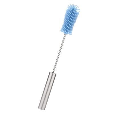 China Free Shipping DHL Viable Silicone Cleaning Brush Drying Can Be Turned Baby Bottle Cup Cup Cleaning Brush for sale