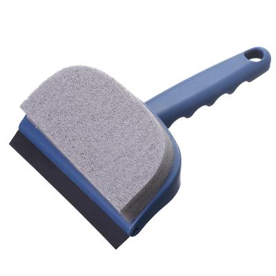 China DHL Free Shipping Viable 2 Cleaning Brushes In 1 Bathroom Mirrors And Kitchen Tile Car Window Cleaning Wiper With Sponge for sale