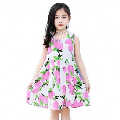 China Breathable 3 4 5 6 7 8 9 Years Girls Summer Dresses Sweet Floral Kids Dress Kids Party Suits Costume Kids Clothing Big Girls Dress for sale