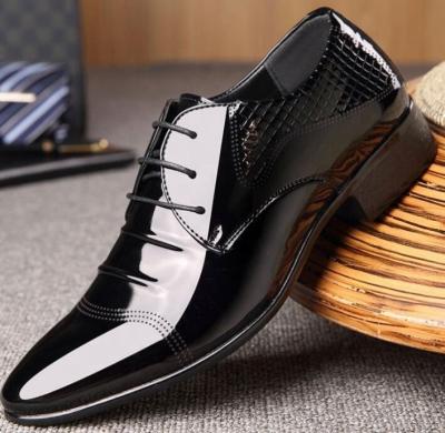 China Hot Selling Deodorization Office Leather Shoes Breathable Stylish Shoes For Men for sale