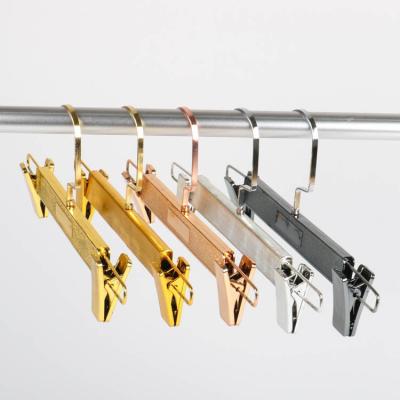 China Wholesale Durable No Slip Clothes PP+Iron Hangers Hotel Adult Coat Hanger With Pants Clips for sale