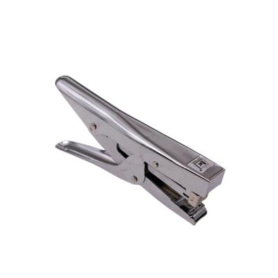 China 2022 Wholesale Hot Sale Convenient Custom Logo High Quality Metal Plating Stapler Stand Up Stapler Deluxe Stapler for sale