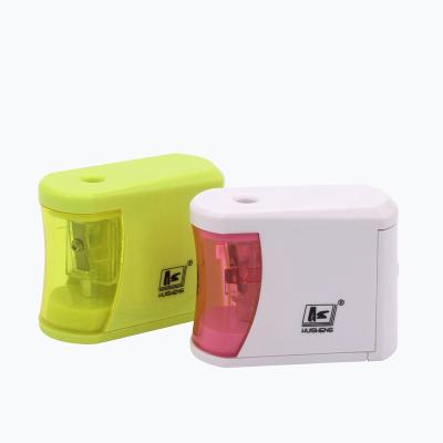 China Battery Pencil Sharpener Plastic Desktop Hole 1 for sale