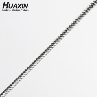 China 304/316 Stainless Steel Wire Rope Stainless Steel High Quality PE Galvanized Steel Wire Rope With 1*19 PVC Coating for sale