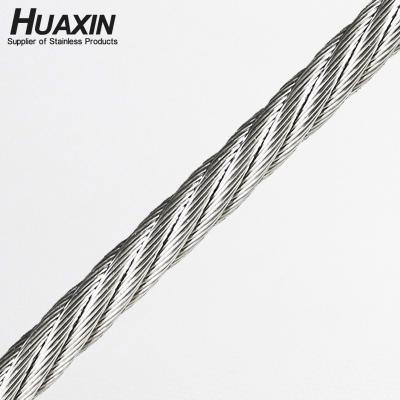 China High Quality Construction Grade 304 Stainless Steel Wire Rope Cable 7*19 4mm for sale