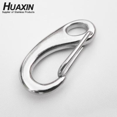 China Heavy Industry Grade 304/316 Stainless Steel Egg Shaped Snap Hook Mini Snap Hook 50mm 70mm 100mm for sale