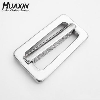 China Stainless Steel SS304/316 Stainless Steel Stamped Strap Latch 3 Bar Slide Buckle For Strap Maker for sale