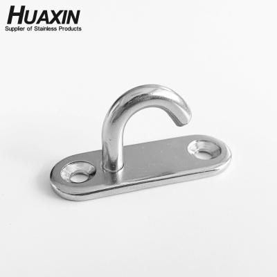 China Stainless Steel 5mm Stainless Steel Eye SS304 Oval Plate Open Eye Marine Door Hardware for sale