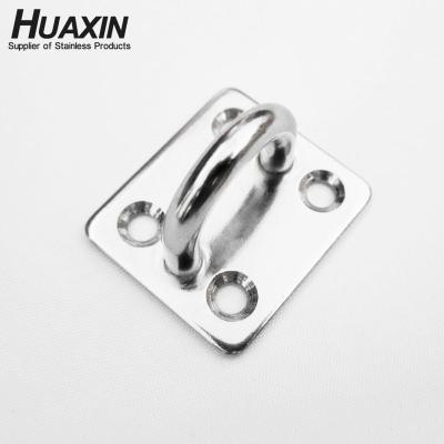 China Stainless Steel SS304 Square Eye Plate Protection Eye Marine Door Hardware 5mm for sale