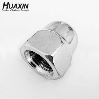 China Heavy Industry Stainless Steel 304 316 Hexagon Domed Nuts DIN1587 Decorative Cap Nuts for sale