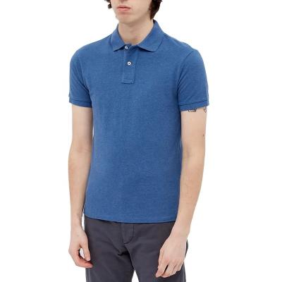 China High Quality Men's Heather Golf Polo Shirt Luxury Anti-wrinkle Royal Pique Cotton Slim Fit Polo Shirts for sale