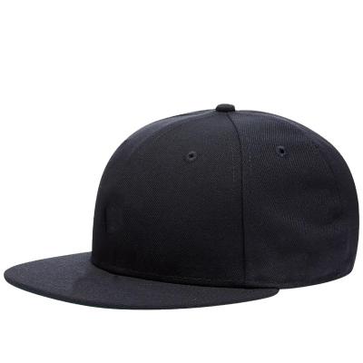 China Custom COMMON LOGO Flat Peak Baseball Hats Embroidery Hip Hop Sports Hats for sale