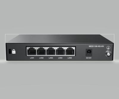 China Winicssec WES1100-5G-HV 5 Port Capacity 100/1000Mbps 104Gbps Changeover Switch Stackable for sale