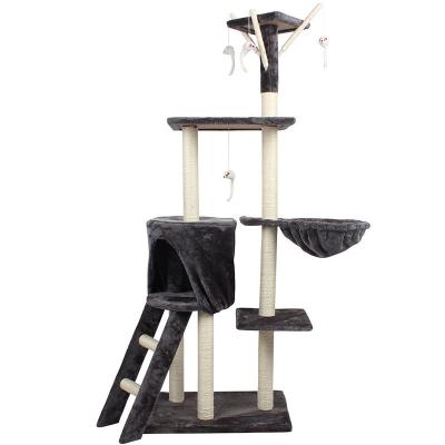 China Factory Viable Wholesale Customized Pet Products Toys Cat Climbing Frame Cat Tree Board Cat Tree for sale