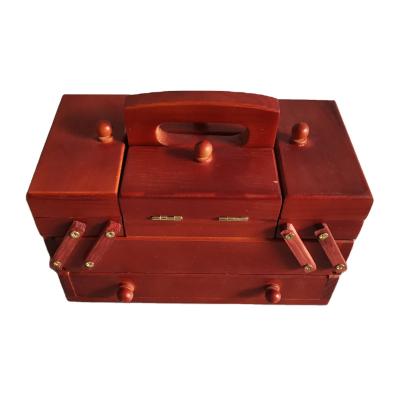 China Retro Jewelry Box Lock European Princess Jewelry Storage Box Wedding Wooden Solid Wood Birthday Gift for sale